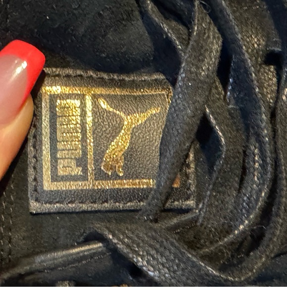 Puma Black and Gold Athletic Shoes NWOT - Picture 3 of 7
